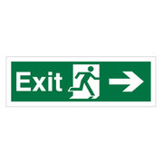 Exit (Right Arrow) Sign